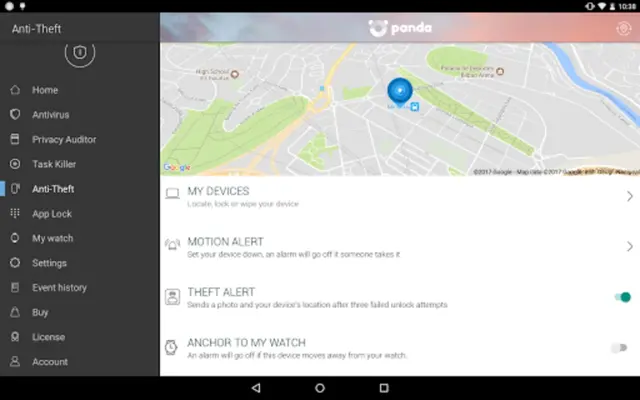 Panda Mobile Security android App screenshot 1