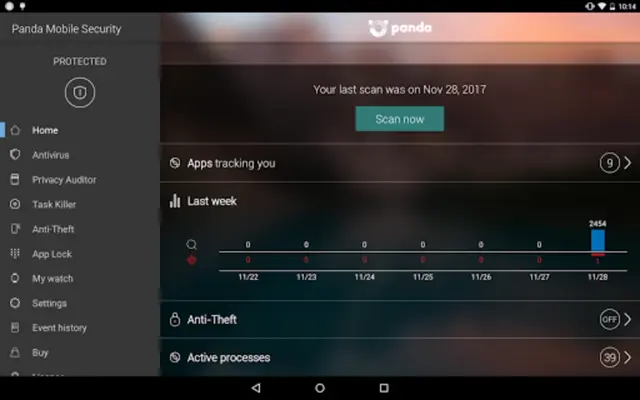 Panda Mobile Security android App screenshot 3