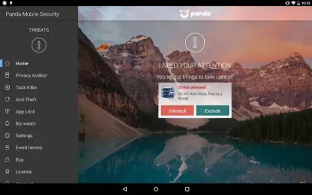 Panda Mobile Security android App screenshot 4