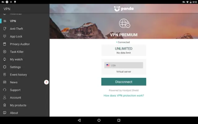 Panda Mobile Security android App screenshot 6